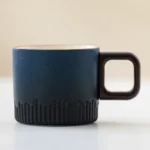 Tasse en céramique Skyline Bleu nuit
