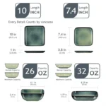 Service vaisselle japonais 16 pièces Aozora