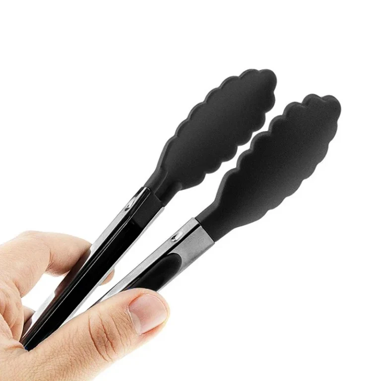Pince de Cuisine Inox GrillGrip Antidérapante 21cm Cadeau