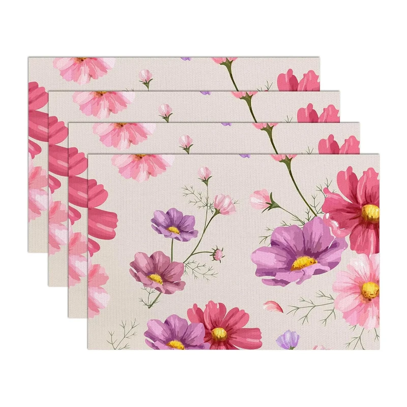 Sets de table Cosmos Rose Violet - 30x40cm