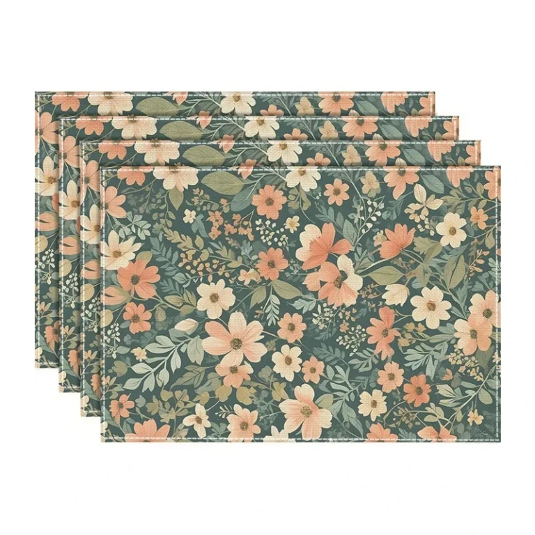 Sets de table Marguerite Pêche - 32x42cm