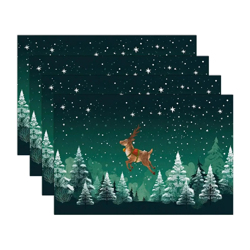 Sets de table Renne de Noël - 30x40cm