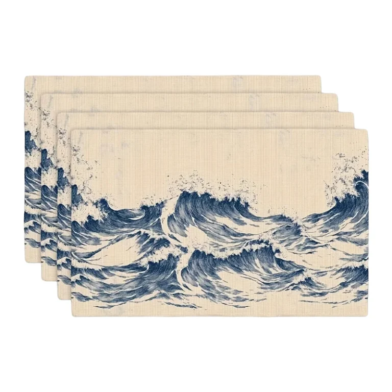 Sets de table Vague Hokusai Japon - 30x45cm
